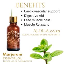 Aldila Marjoram Sweet Essential oil:  Origanum Majorana