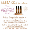 Menovance Menopause Trio