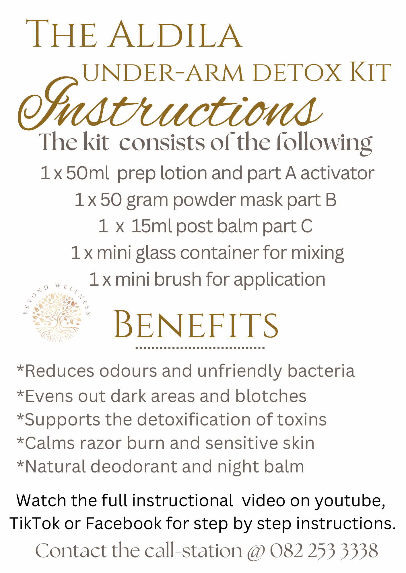 Dr. Aldi's Under Arm Detox Kit - Image 3