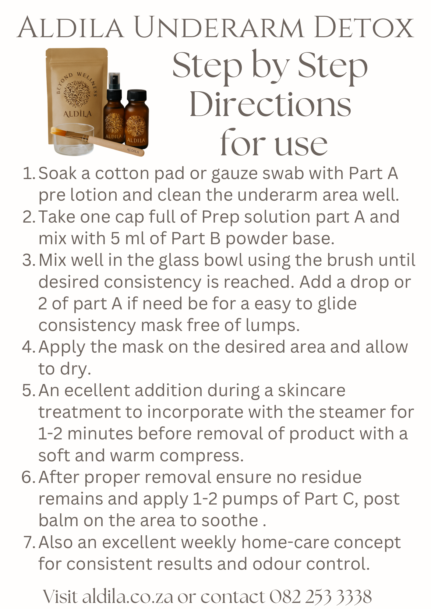 Dr. Aldi's Under Arm Detox Kit - Image 2